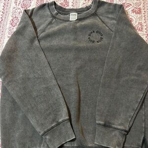 PINK Victoria's Secret Gray Long Sleeve Tee